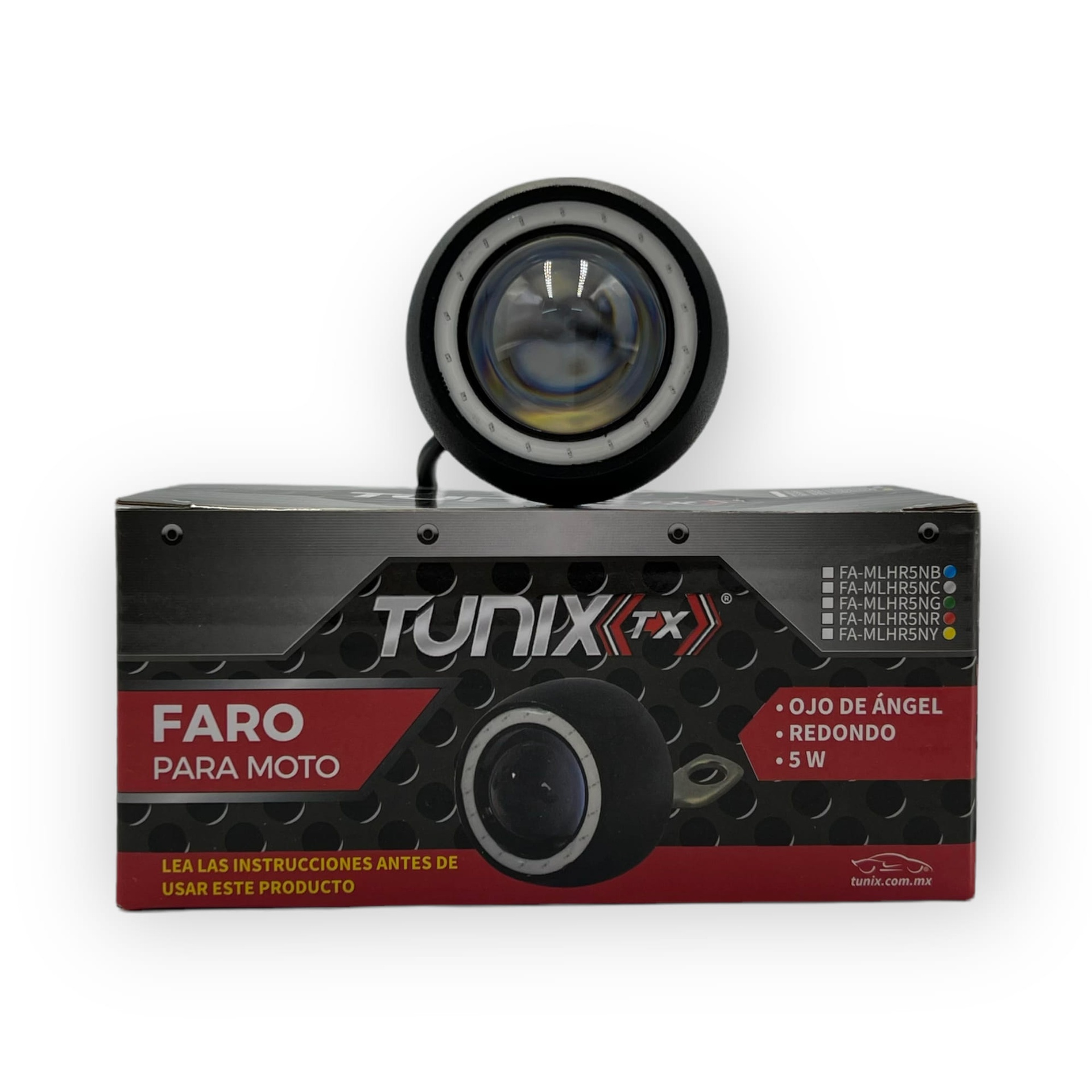 Faro LED para moto con ojo de ángel — foto 2 de 2