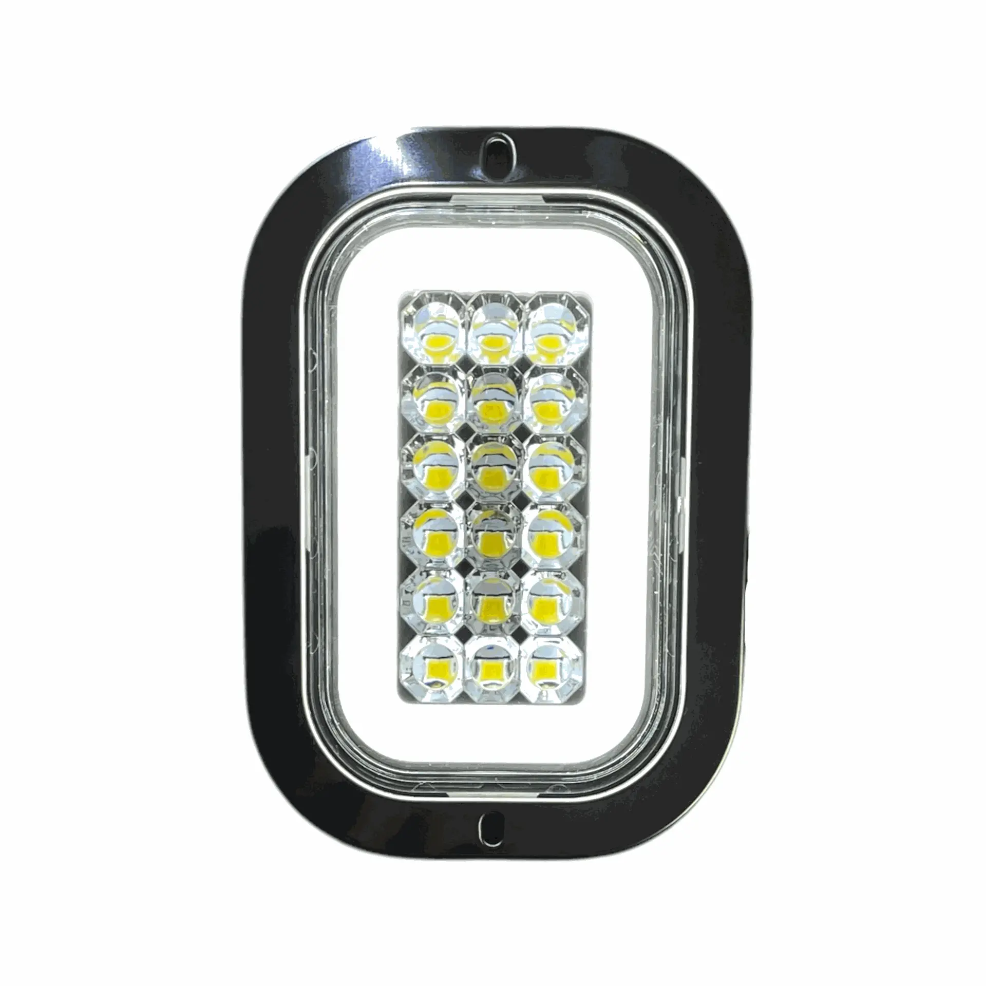 Plafón para camión de 18 LED con GLO y contorno cromado (12/24V) — foto 2 de 2