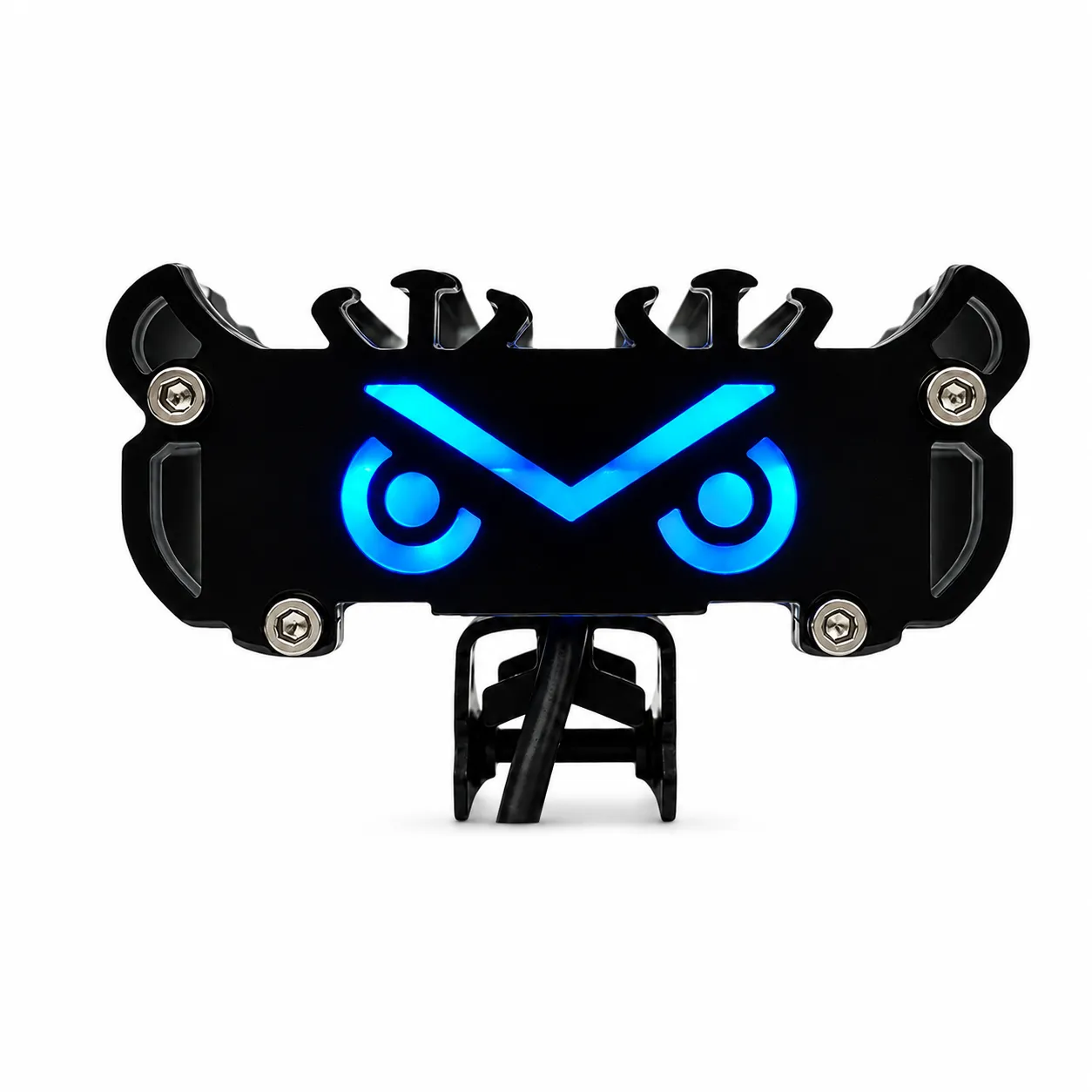 Faro LED auxiliar doble tipo proyector 4 colores para moto — foto 2 de 2