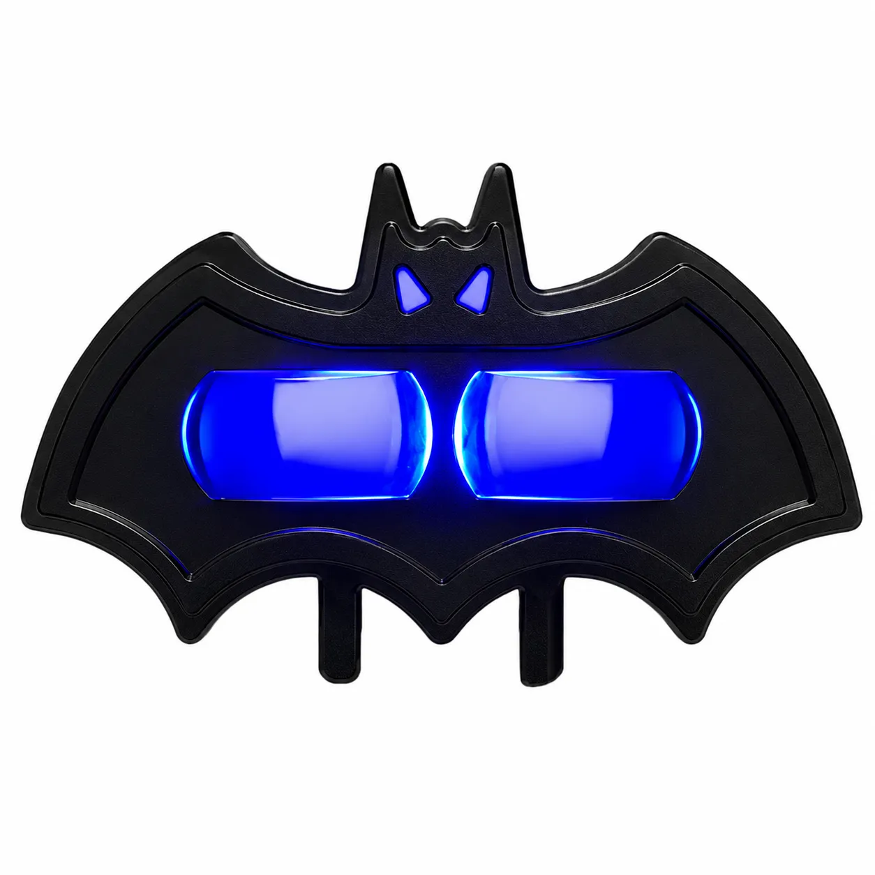 Faro LED doble con lupa tipo Batman cuatricolor para moto — foto 2 de 2