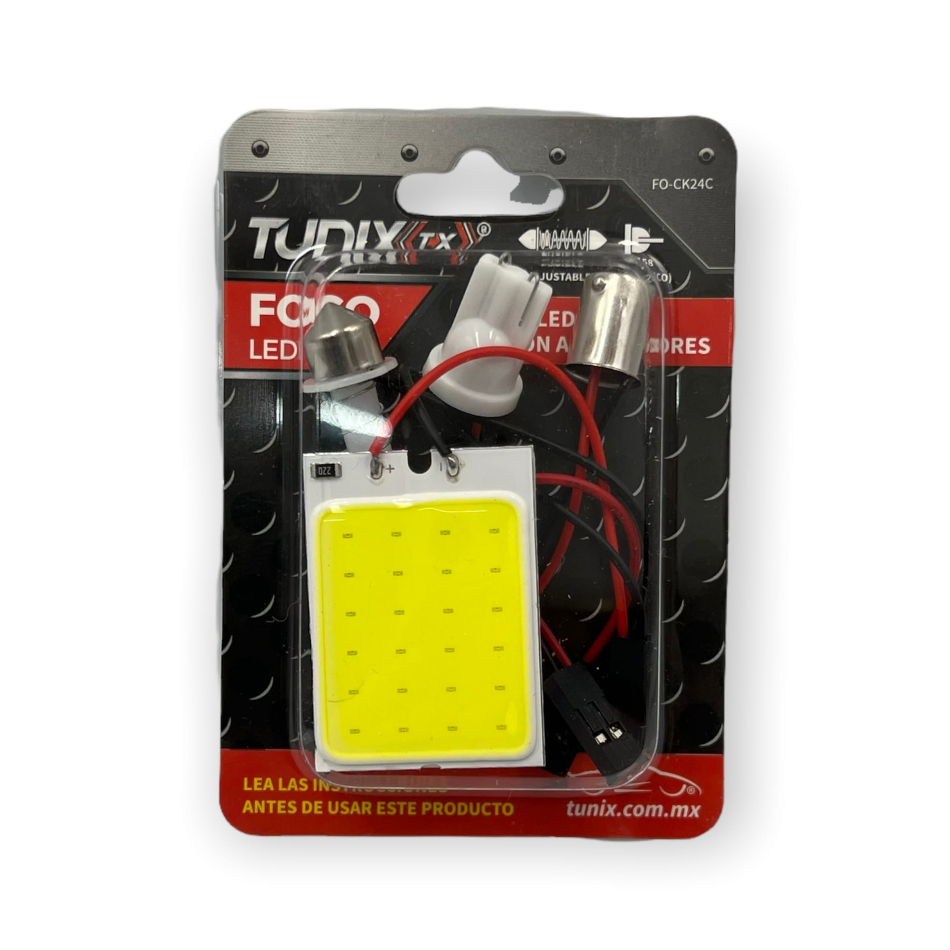 Foco LED para interiores con adaptadores