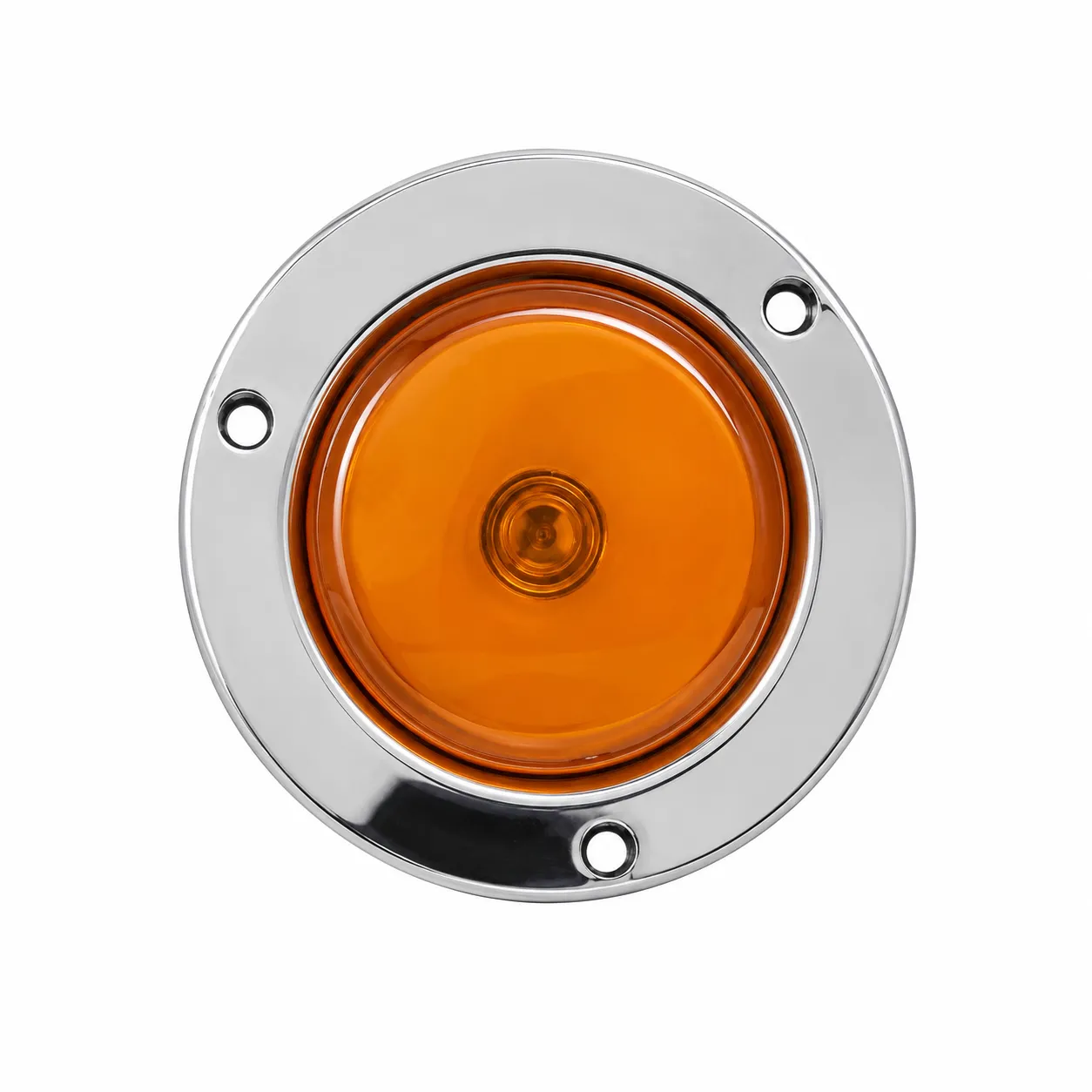 Plafón GLO contorno cromado de 2"