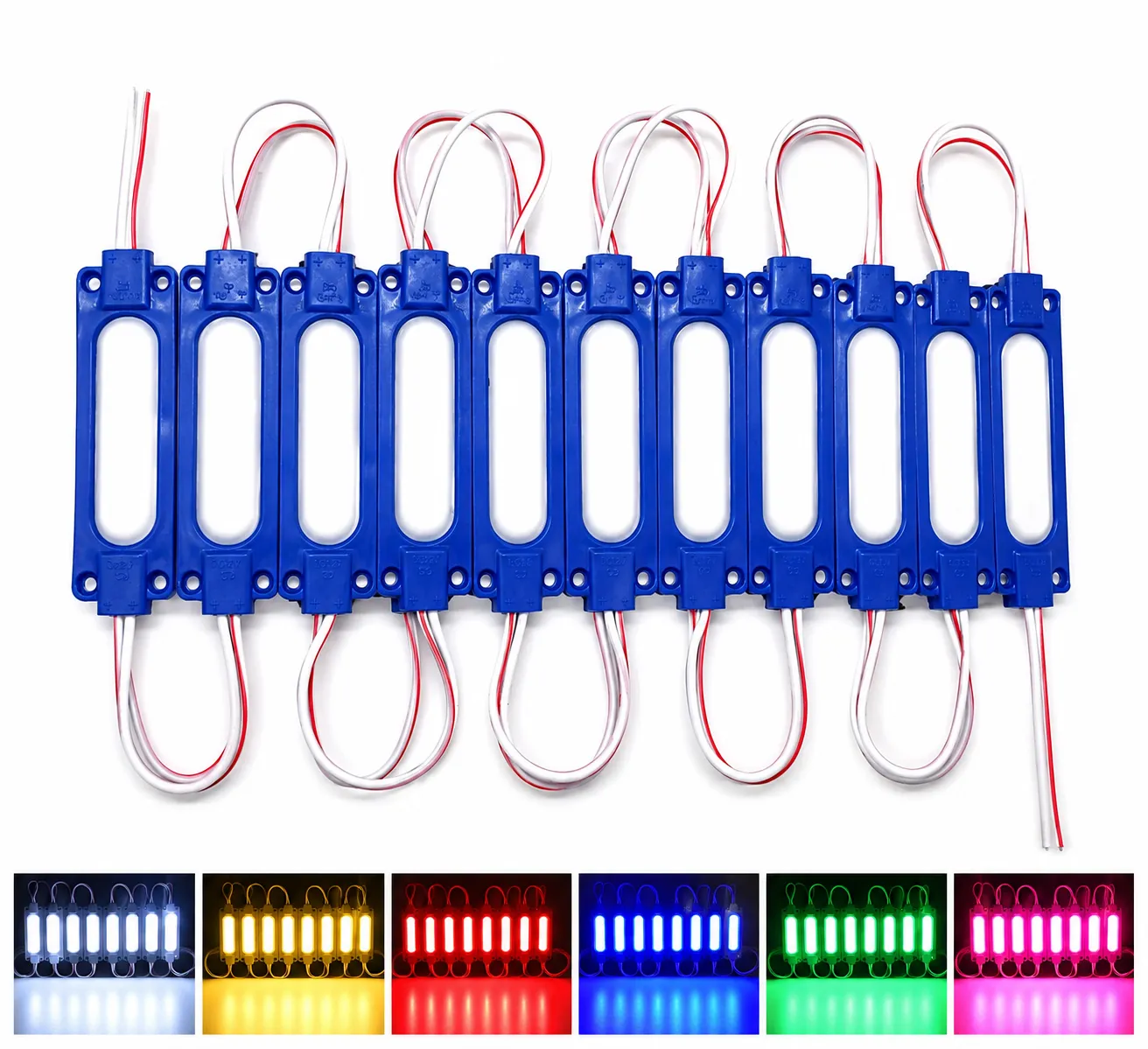 Módulo LED tipo plasma tira de 20 piezas