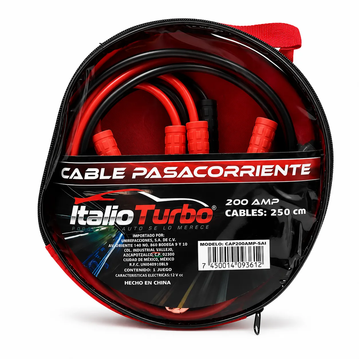 Cable pasa corriente de 200AMP