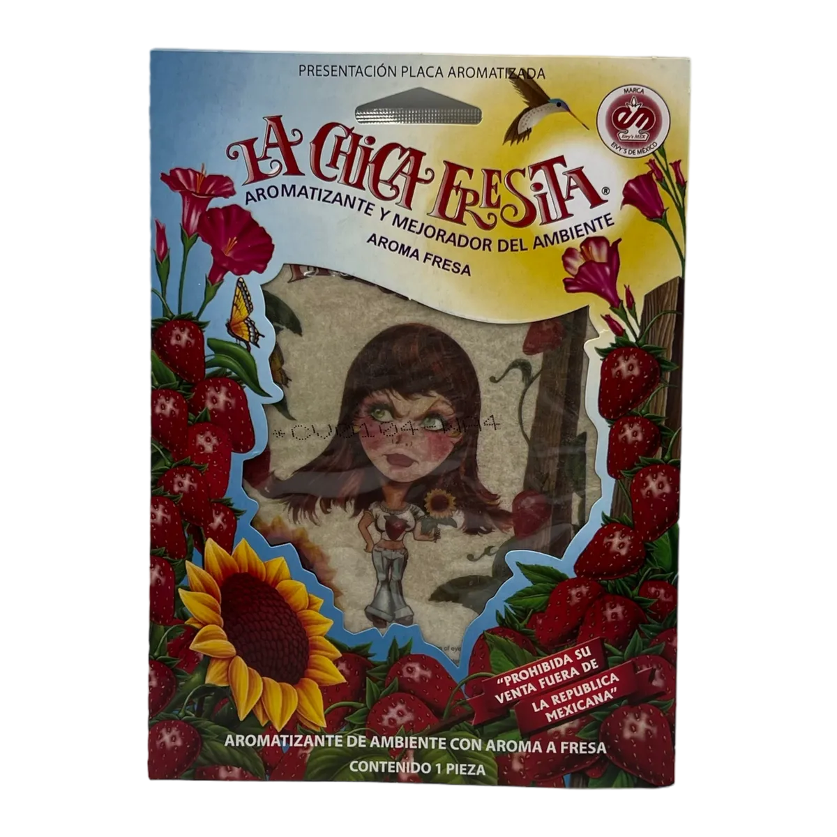 Placa aromatizante Chica fresa
