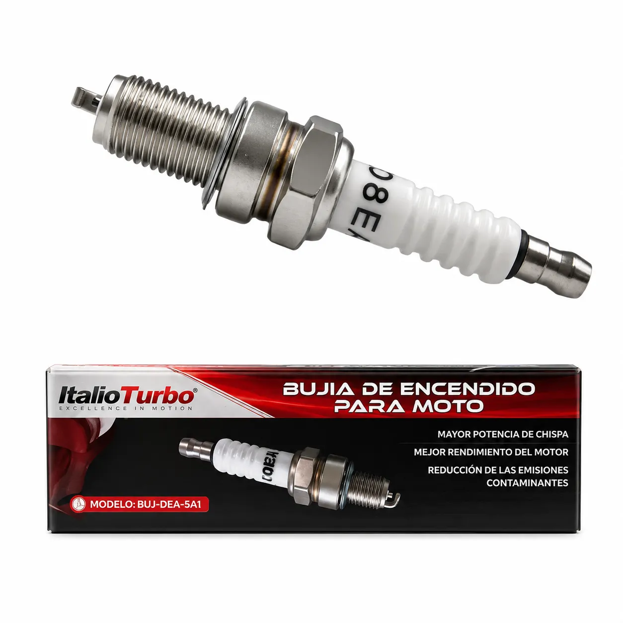 Bujía de encendido (D83A D8 (Italika FT150, DM150, DM200)