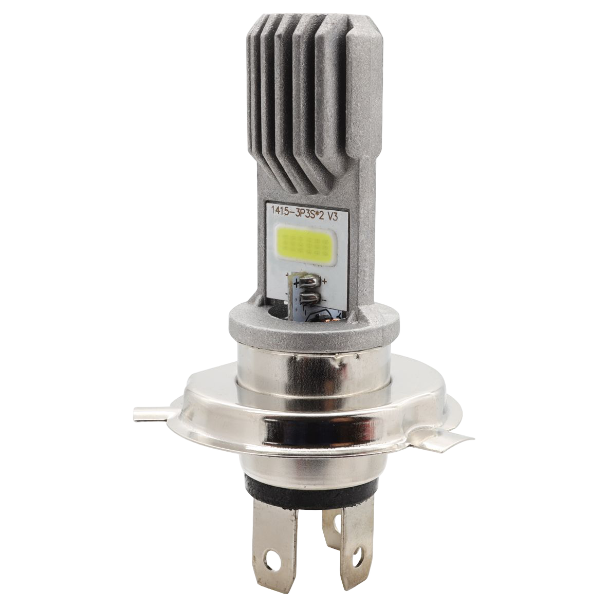 Foco de faro plata LED premium — H4