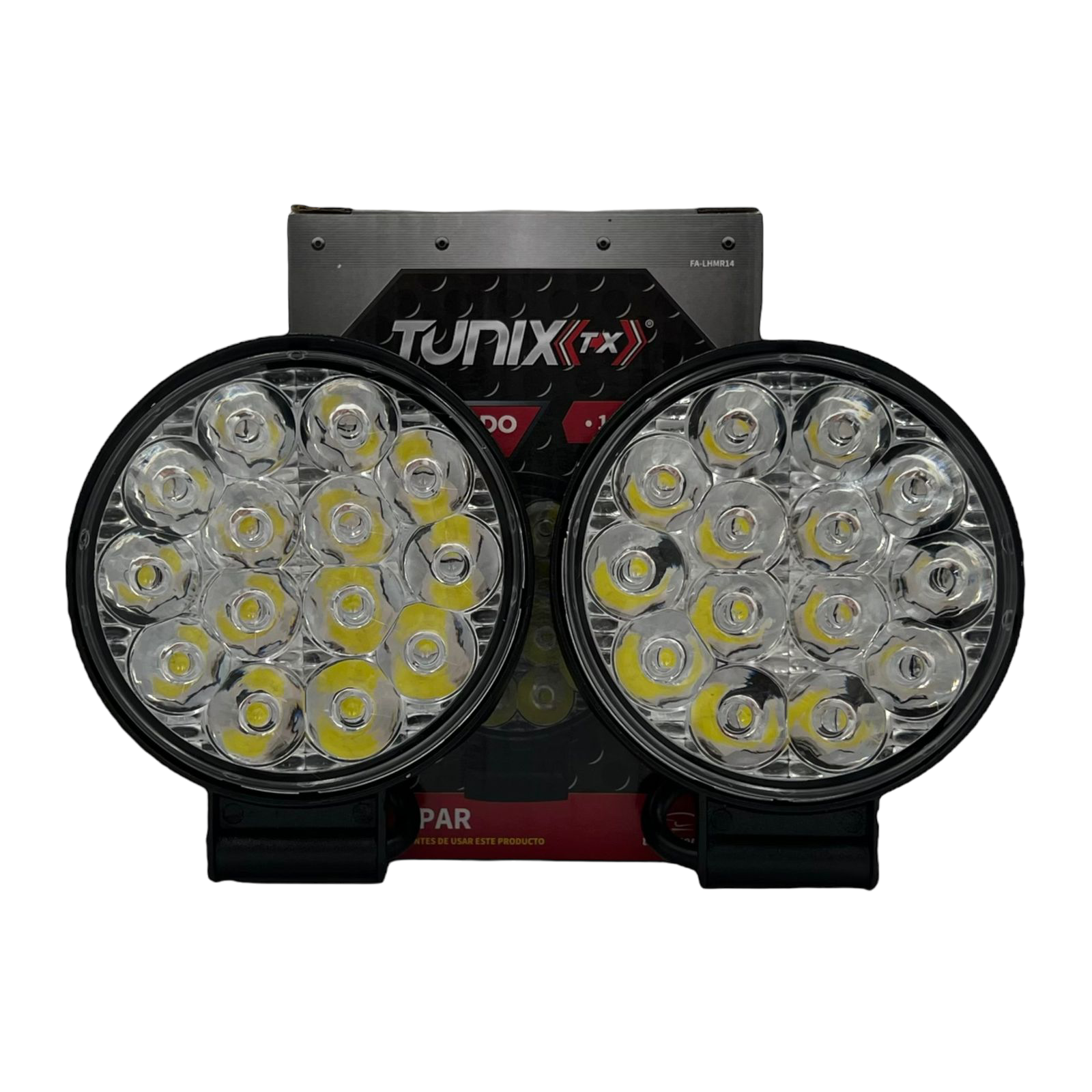 Faro redondo con 14 LED