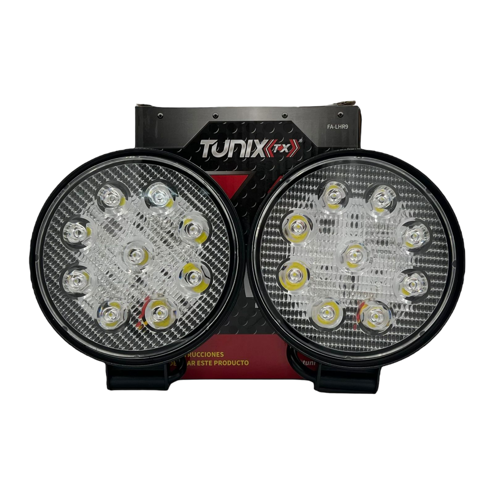 Faro redondo con 9 hyperled