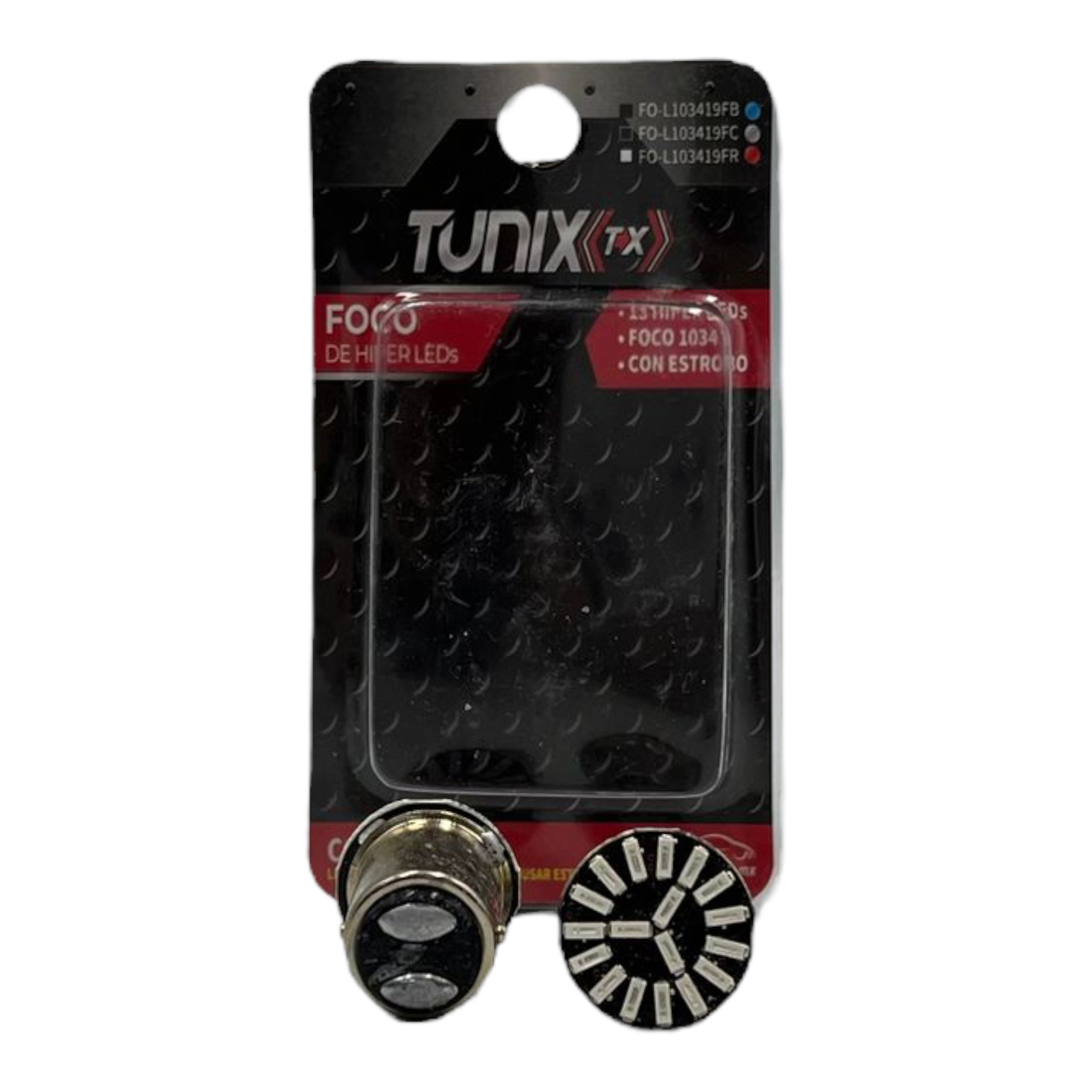 Foco 1034 tipo cazuela con 19 hyperleds y función estrobo