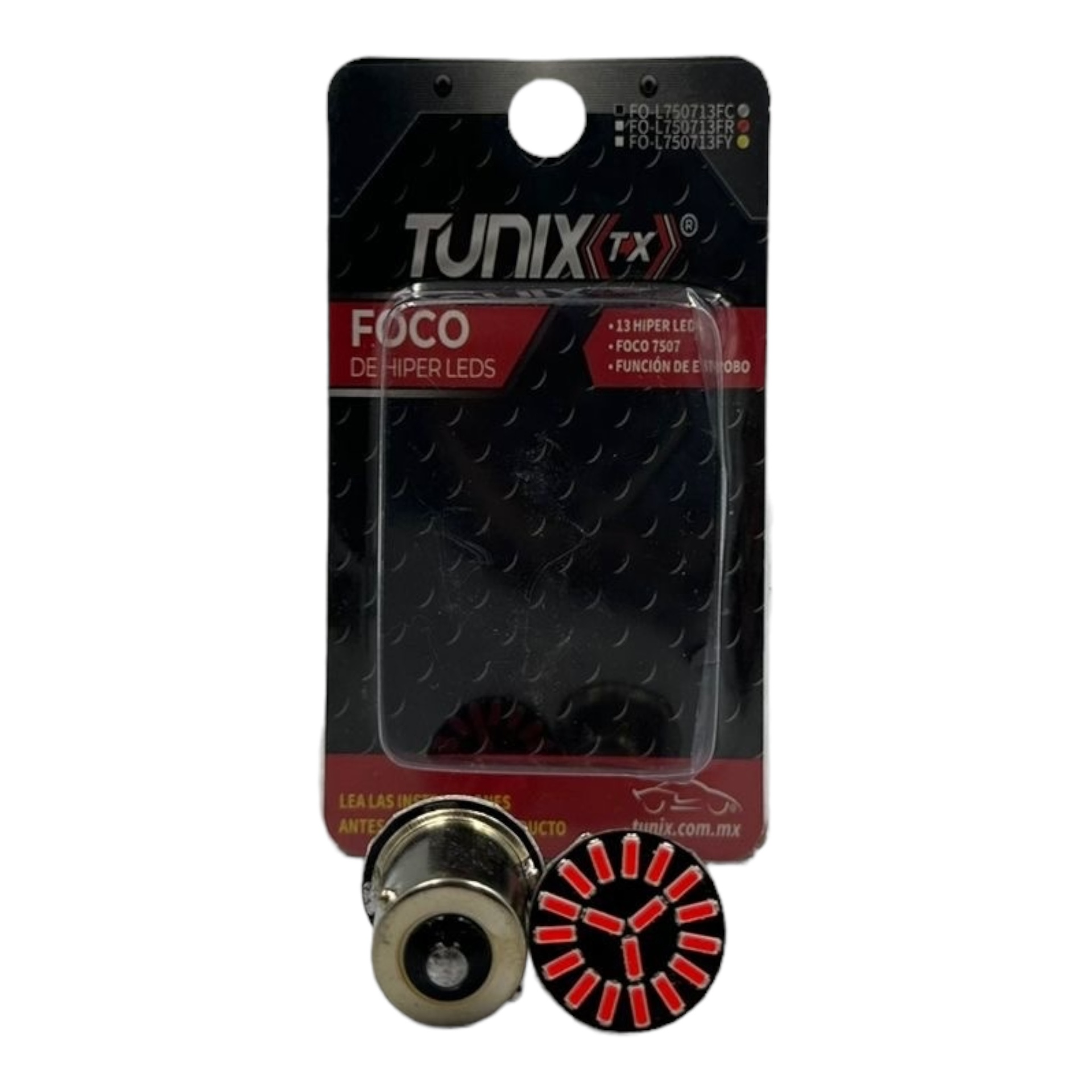 Foco 7507 (1 polo patas en escuadra) de 19 LED función estrobo