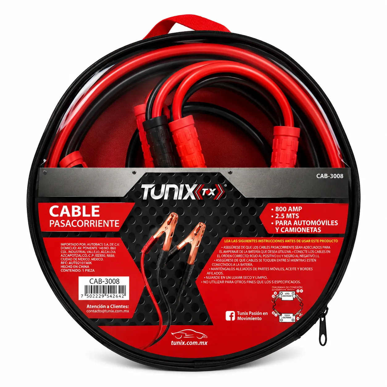 Cable pasa corriente 800 AMP