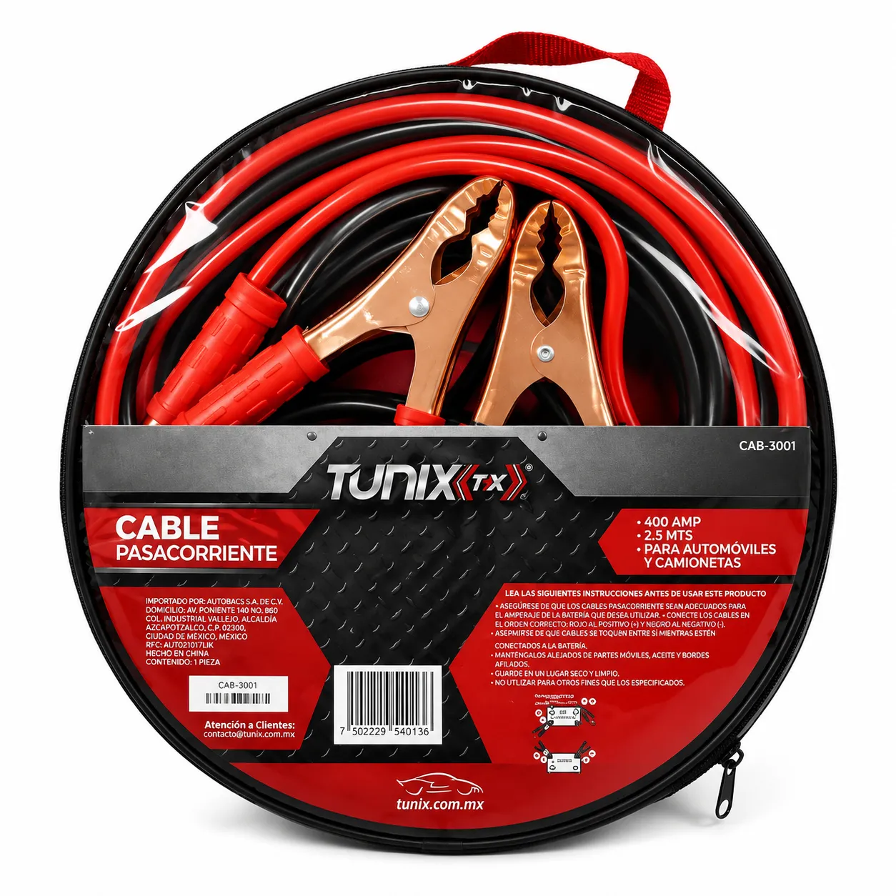 Cable pasa corriente 400 AMP