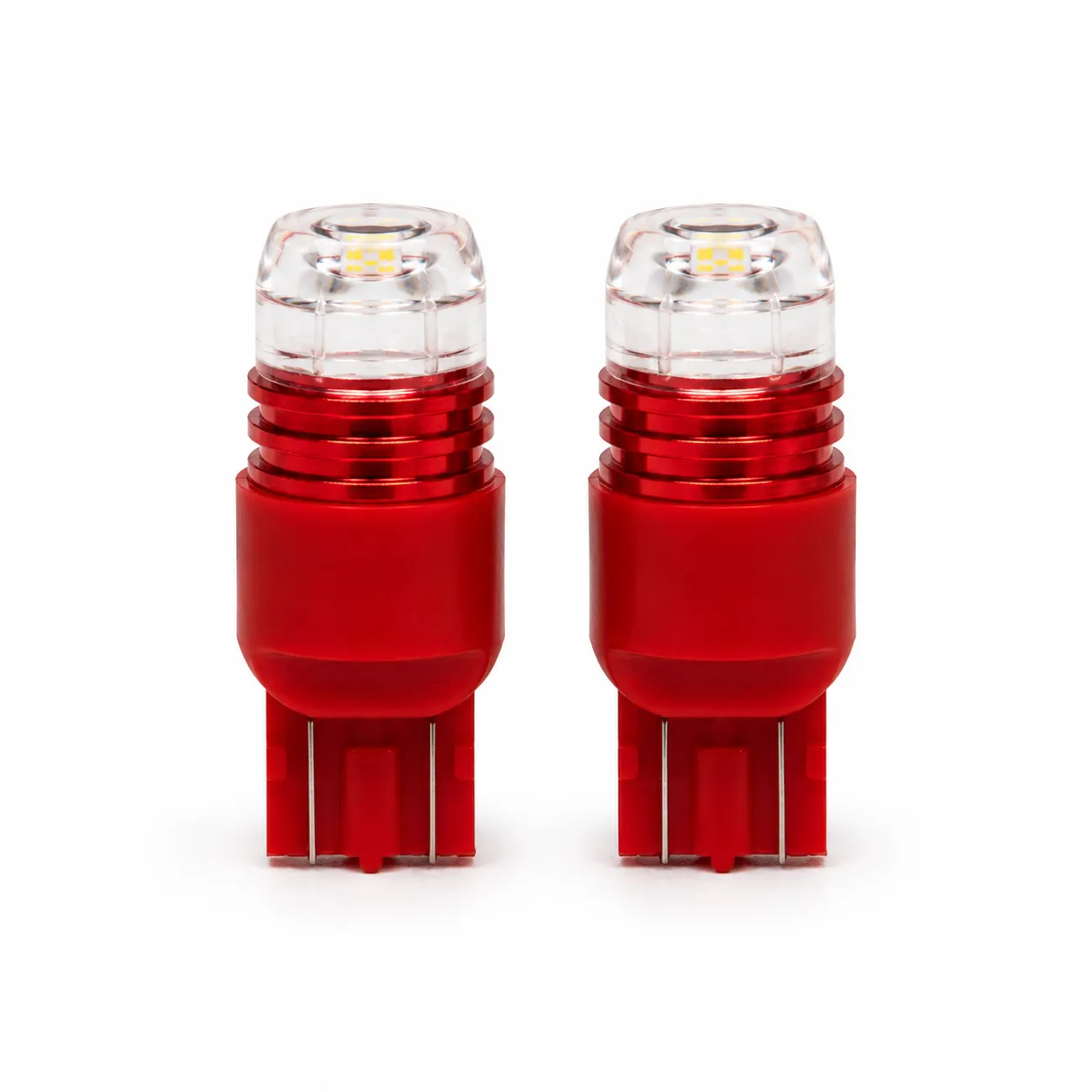 7440 de 3 LED con lupa rojo