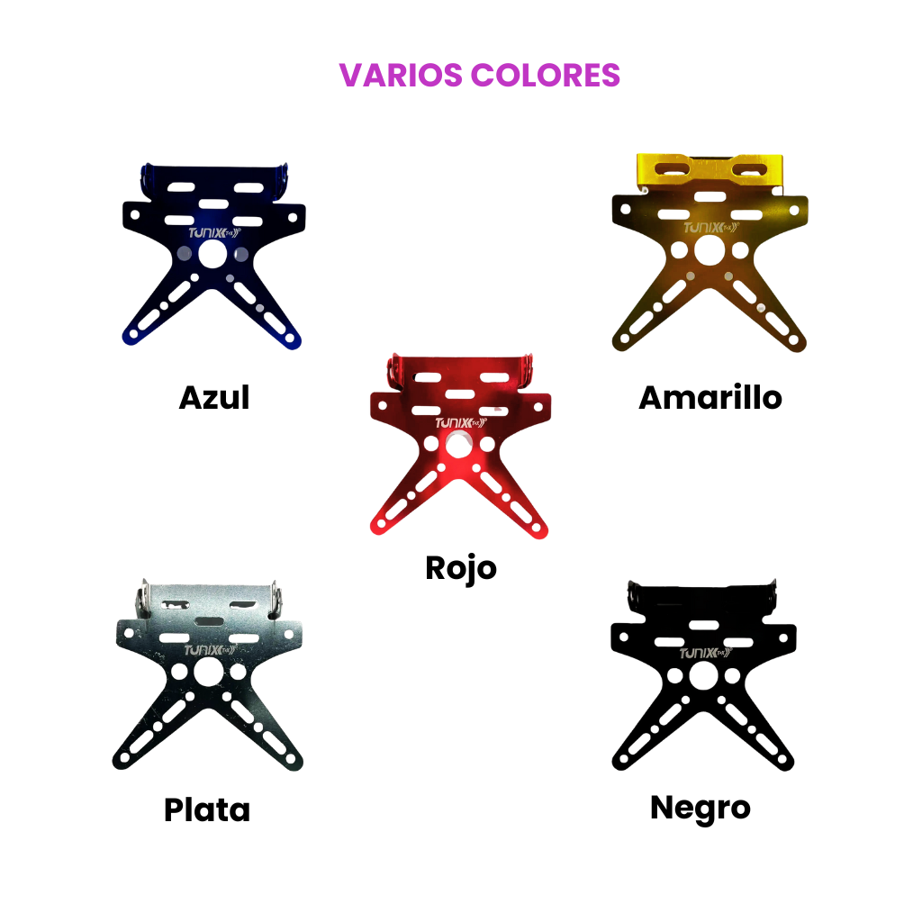 Portaplaca para moto