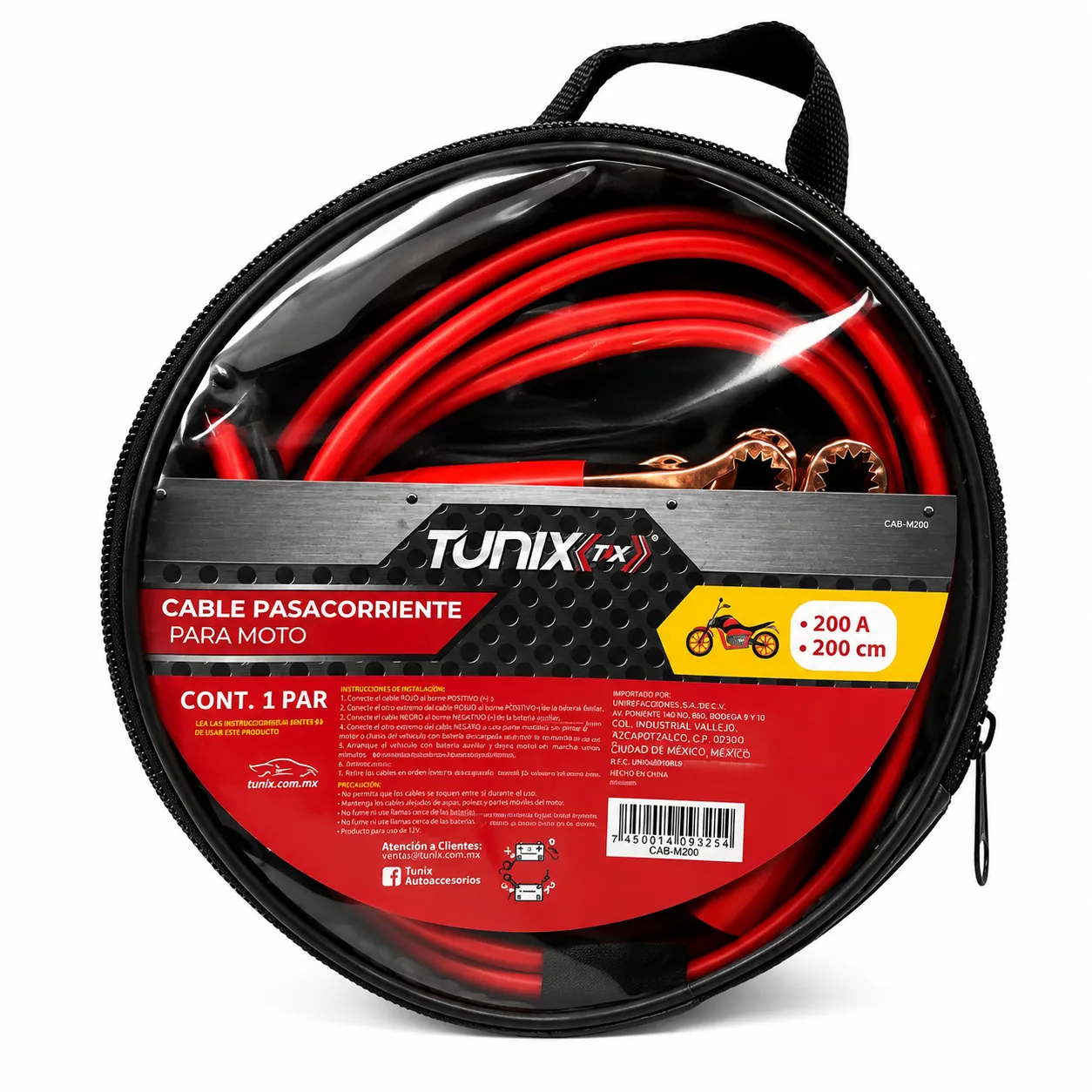 Cables pasacorriente para moto