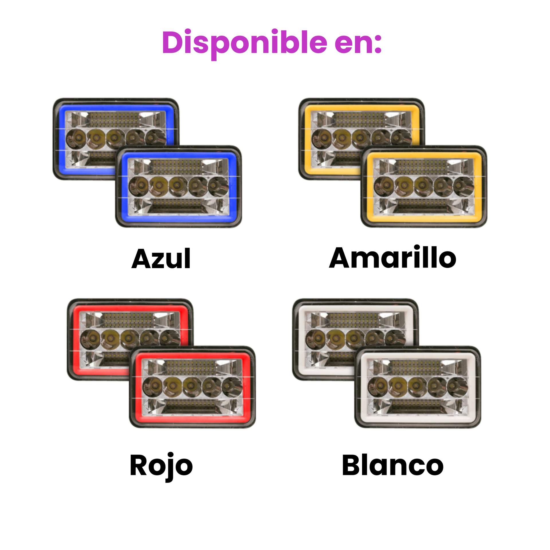Unidad de 5 pulgadas con arillo glo