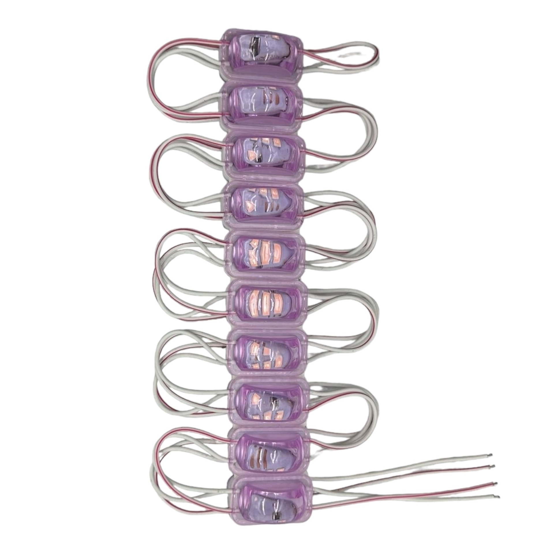 Módulo LED con lupa en varios colores tira de 20 piezas