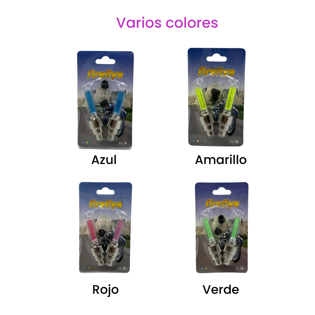 Tapón de válvula con luz