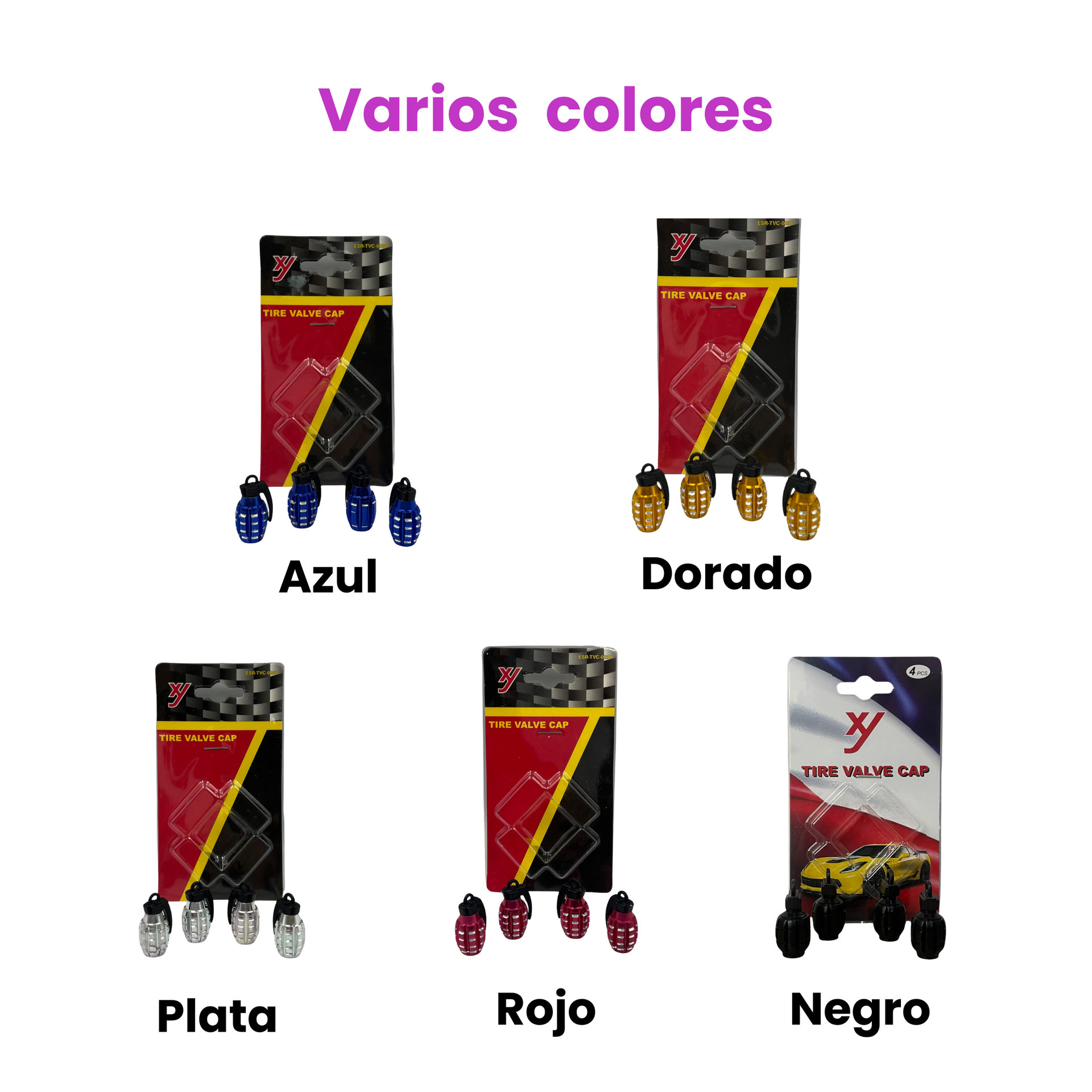 Tapón para válvula granada