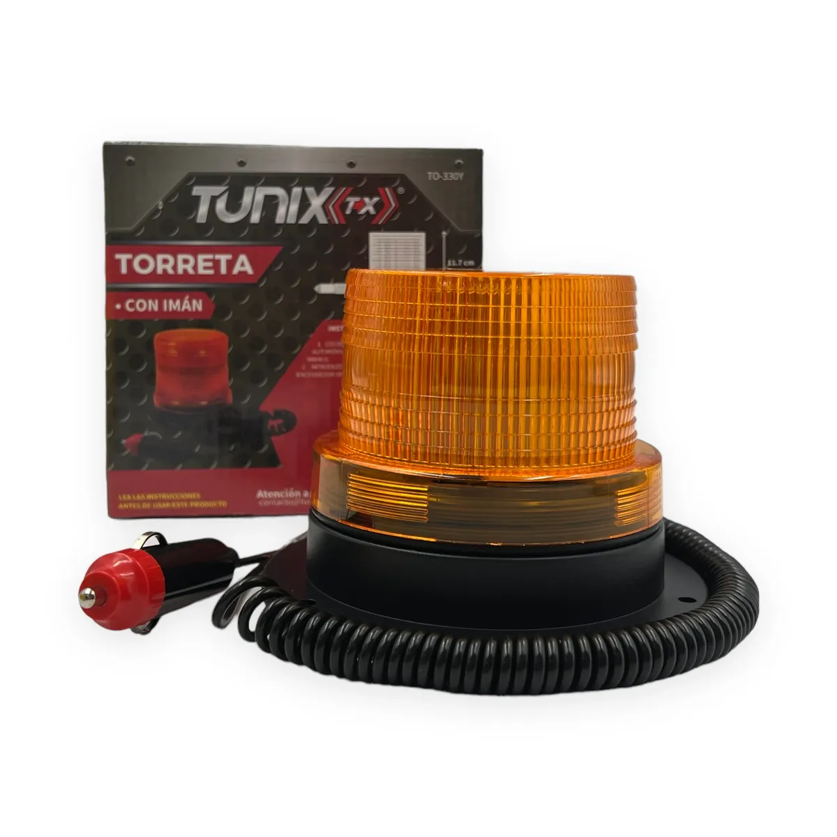 Torreta con 84 LED e iman