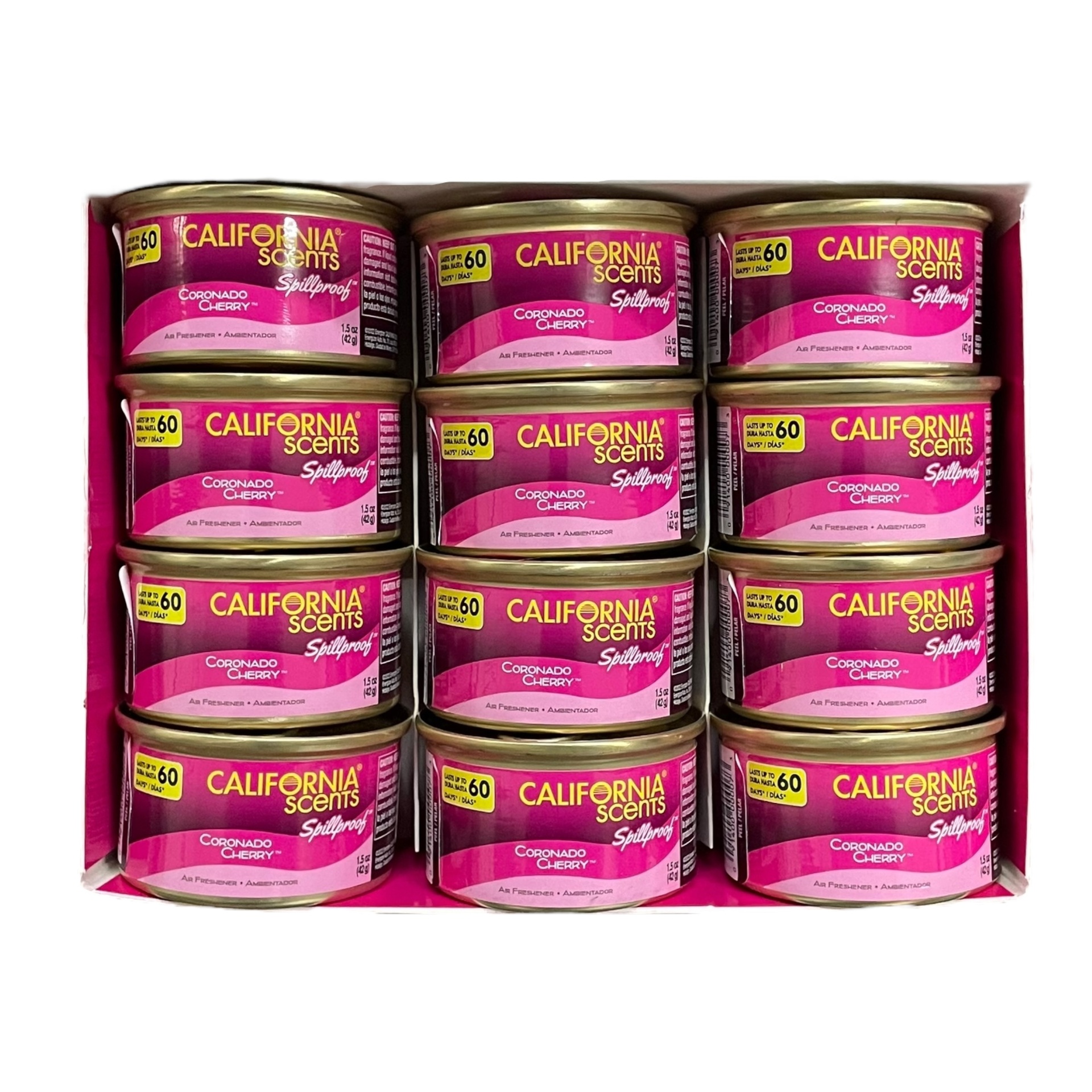 Aromatizante California de 12 piezas