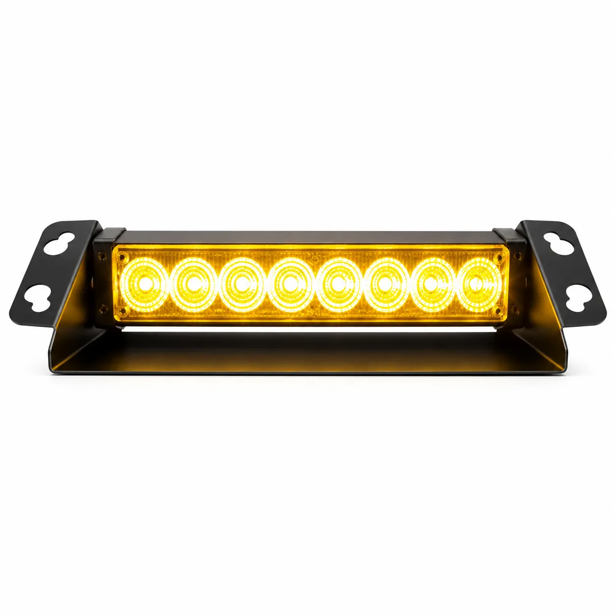 Barra ámbar de 8 LED con base multifunciones (12V)