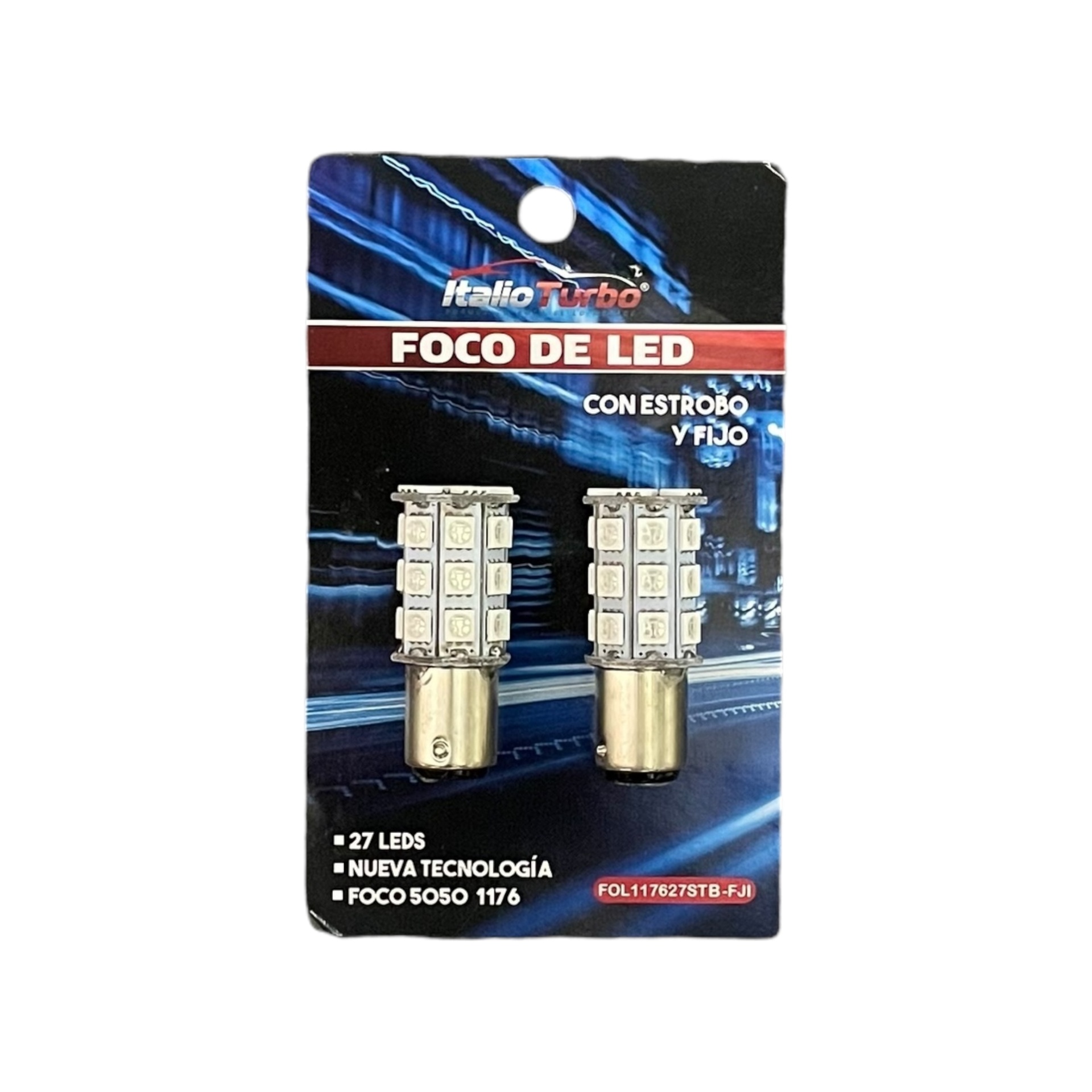 Foco 1176 de 27 LED azul