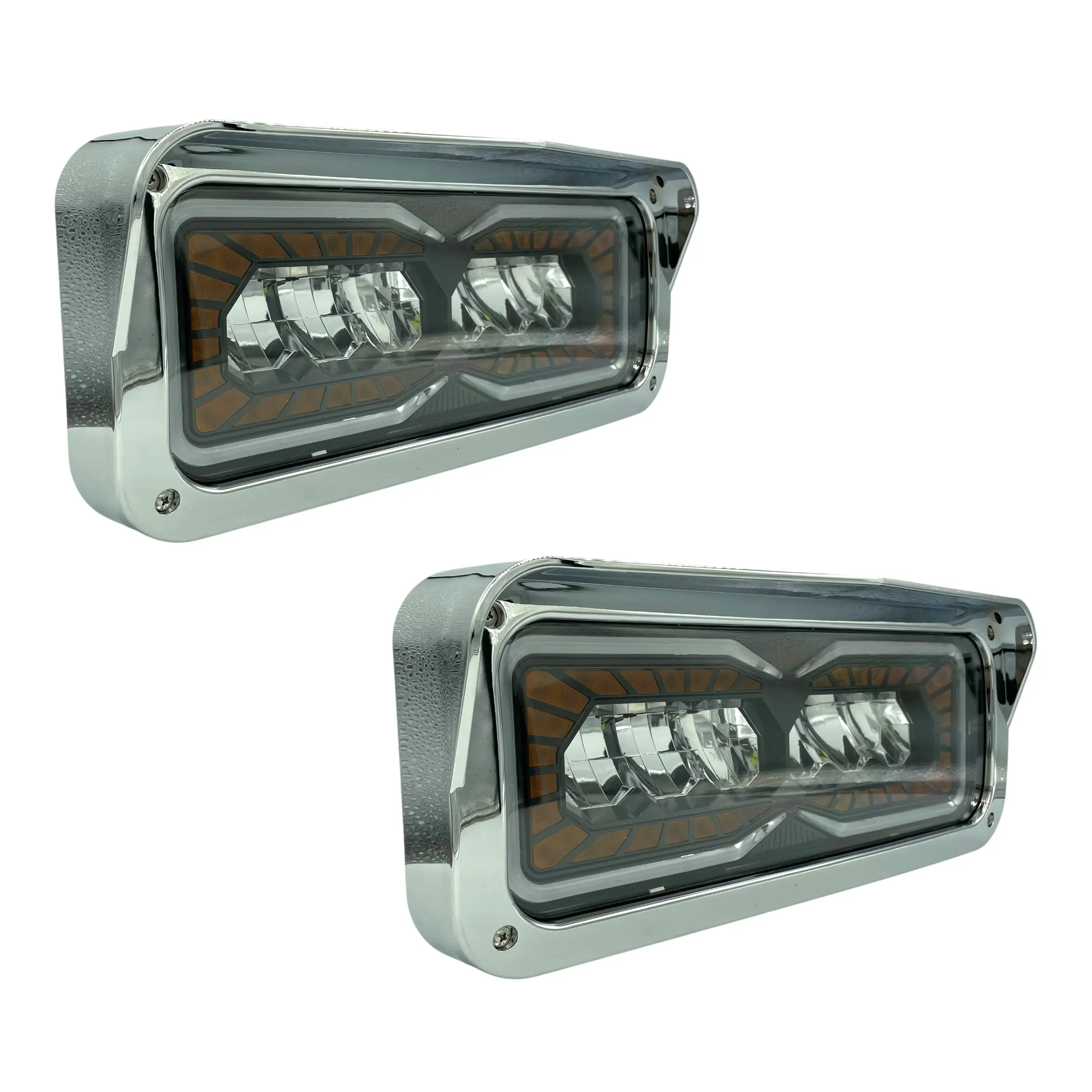 Faro mega beam rectangular para camión de 16"
