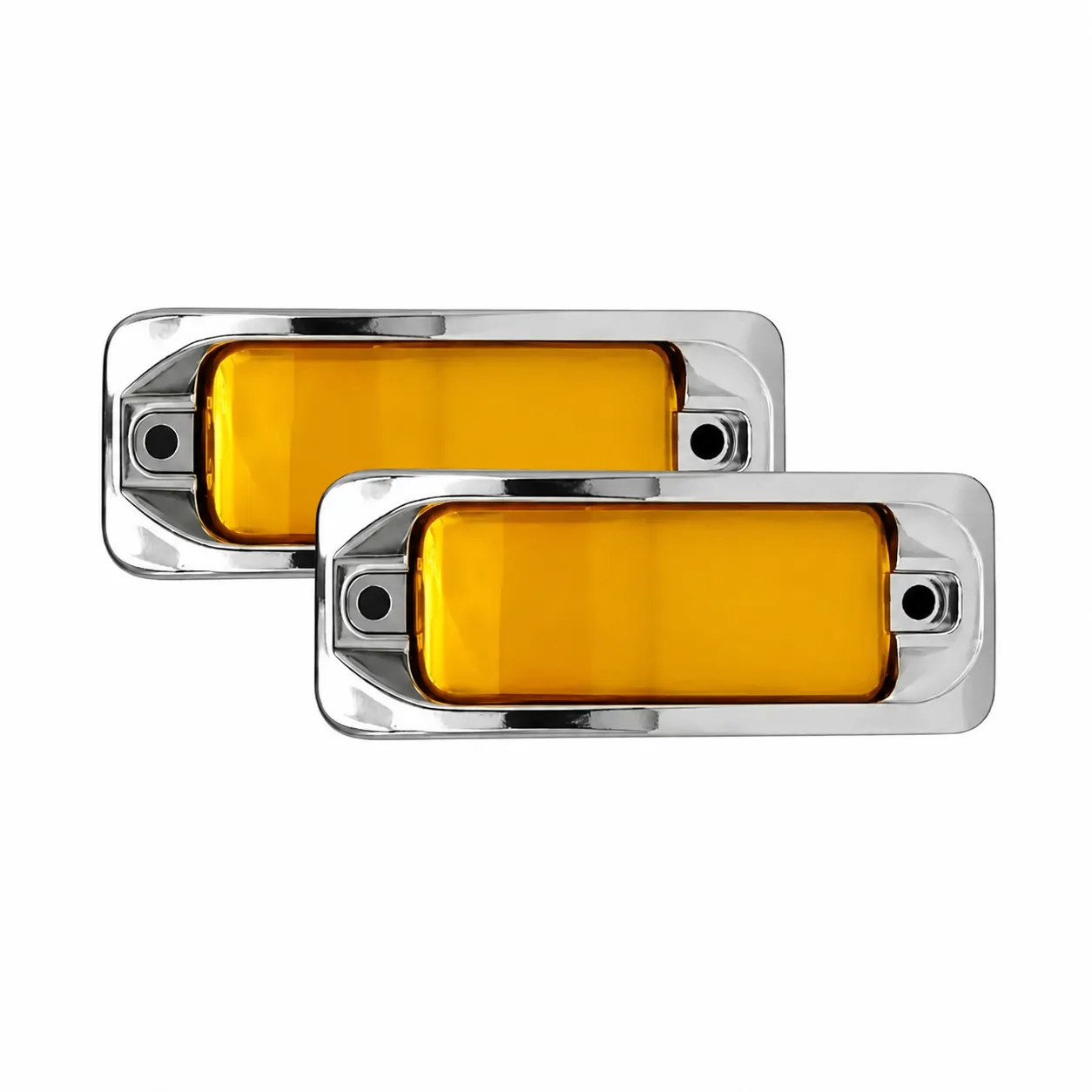 Plafón universal lateral con luz GEL ámbar
