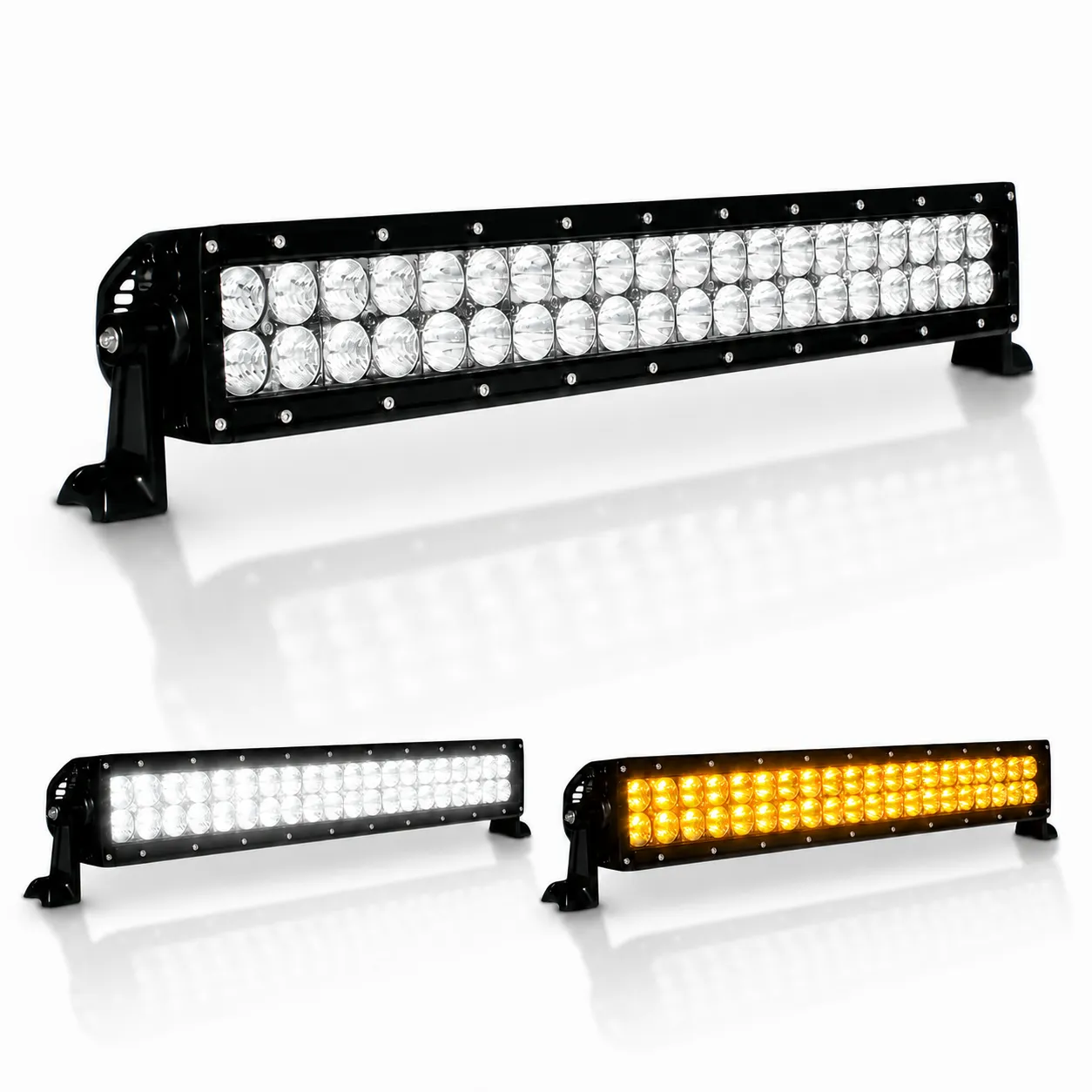Barra LED bicolor blanco/ámbar 56CM