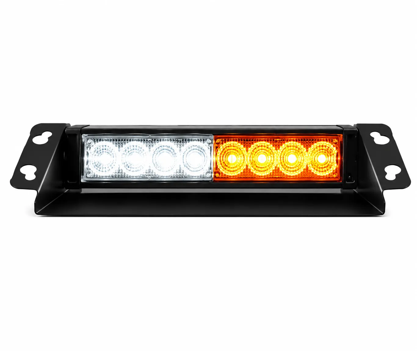 Barra bicolor de 8 LED con base multifunciones (12V)