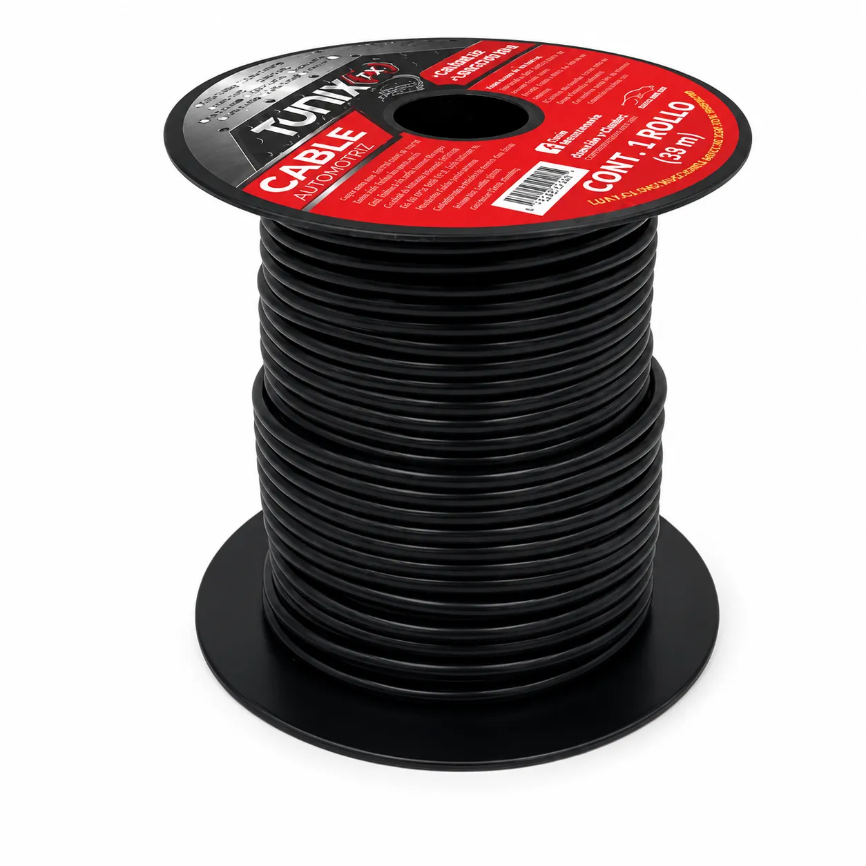 Cable negro de 30M calibre 16