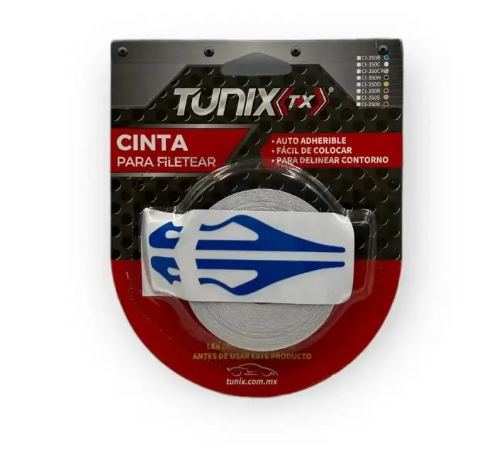 Cinta decorativa azul tipo Katana gruesa 