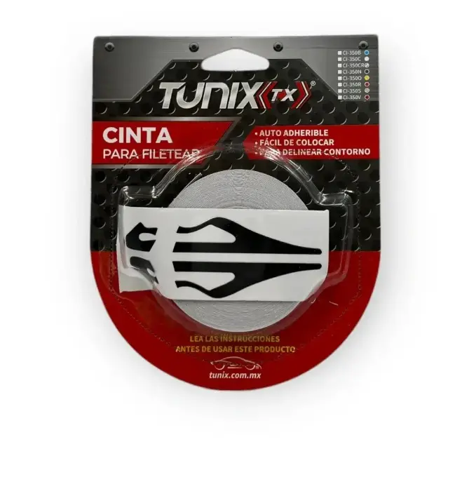 Cinta decorativa negra tipo Katana gruesa
