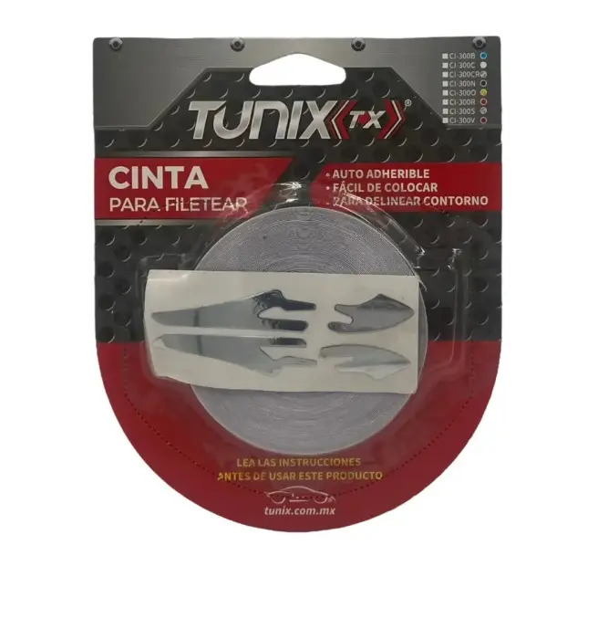 Cinta cromo para filetear tipo Katana sencilla