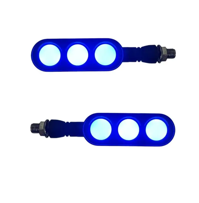 Direccional de 3 LED moderna azul