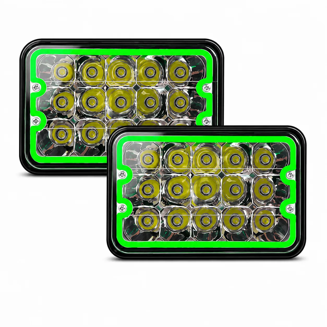 Unidad de 5" con arillo LED verde