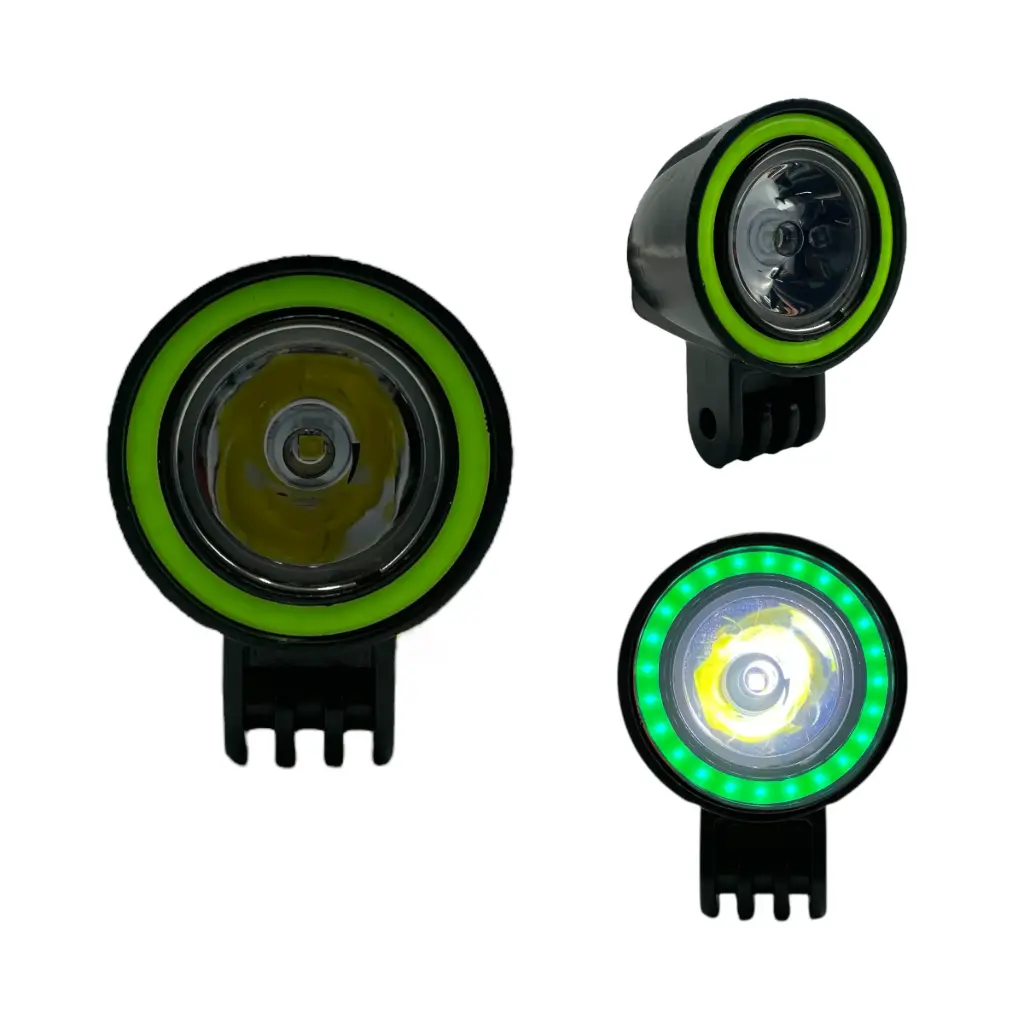 Faro LED min  con DRL verde