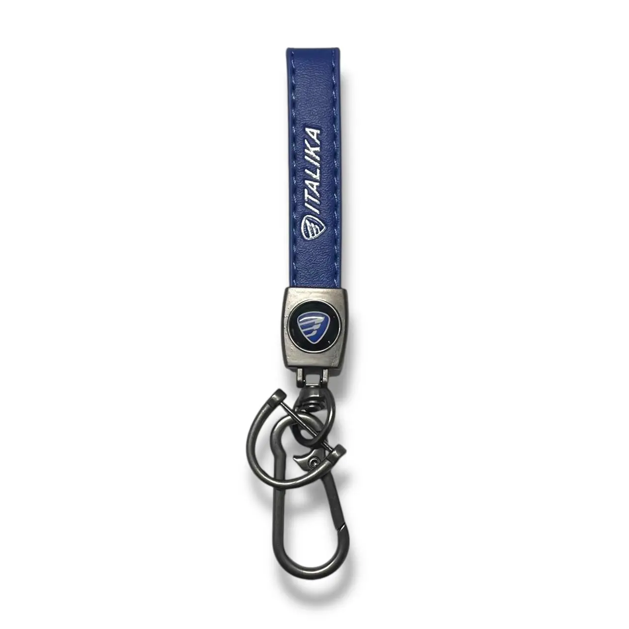 Llavero premium Italika azul