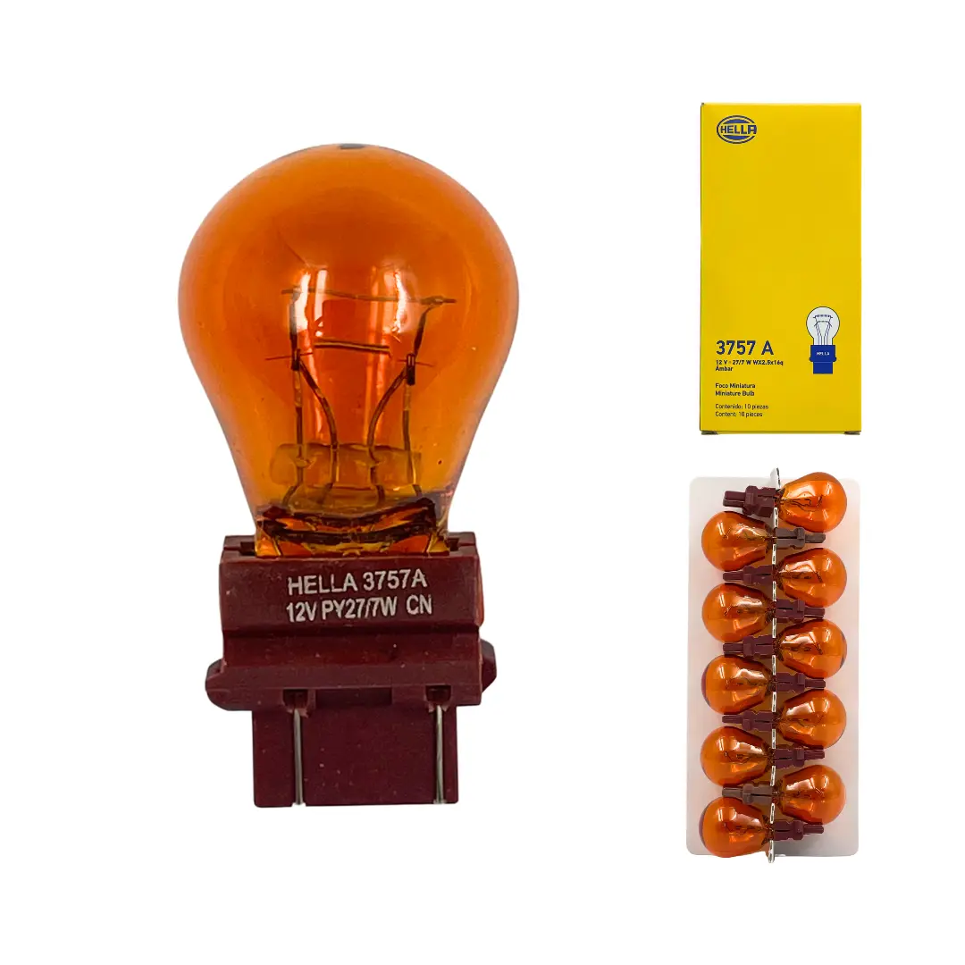 Foco ámbar 3157 hella (caja de 10 piezas)