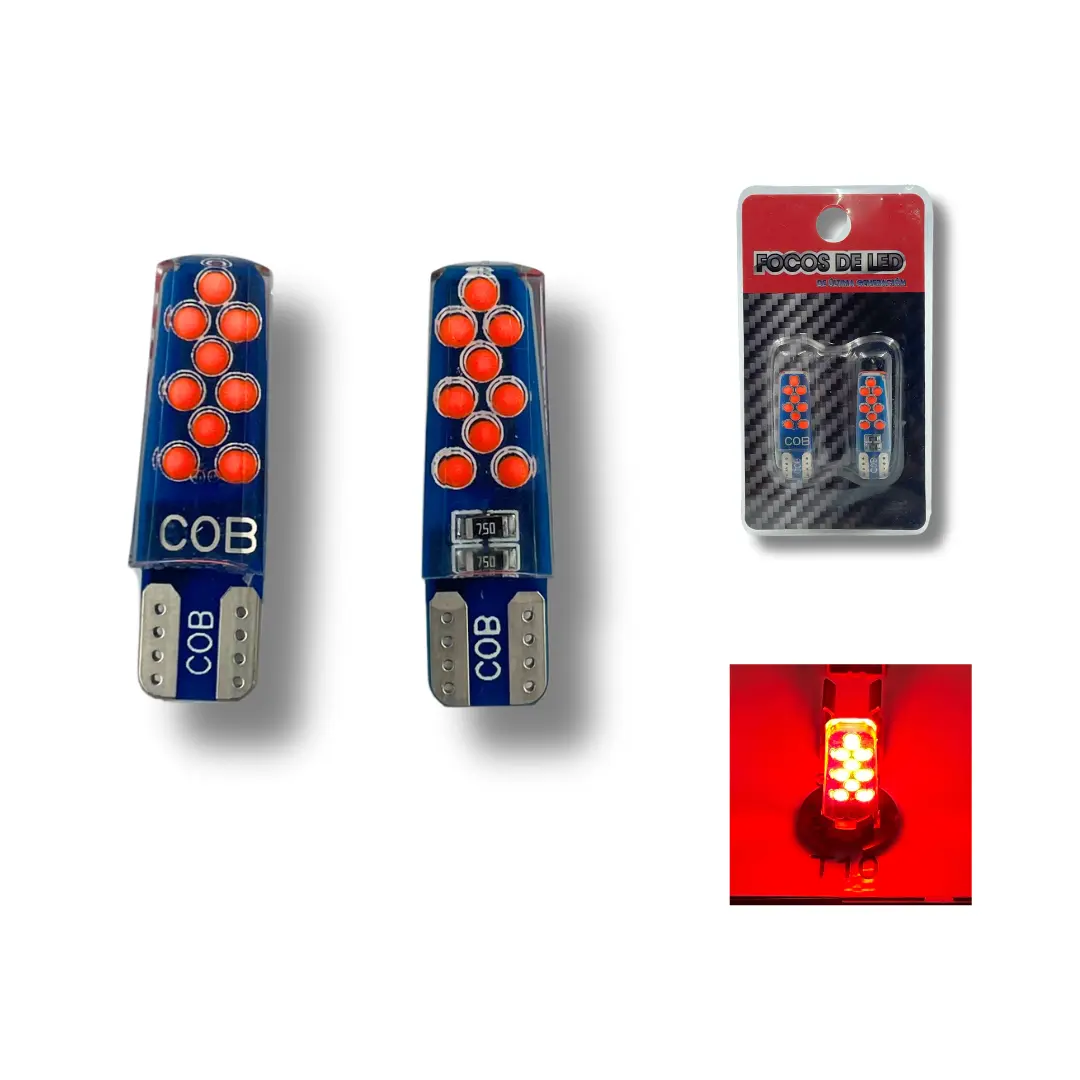 Foco de pellizco LED Blister luz rojo