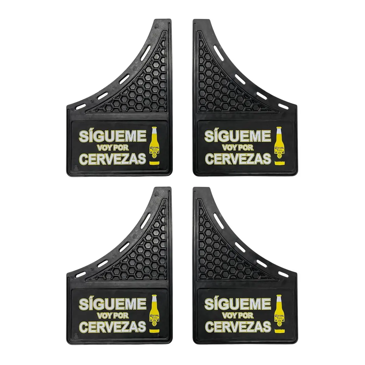 Lodera para auto "Sígueme voy por unas cervezas"