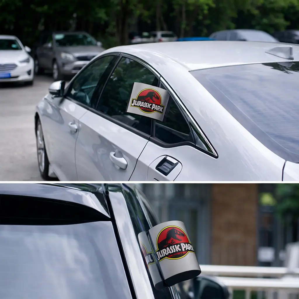 Bandera decorativa Jurassic Park
