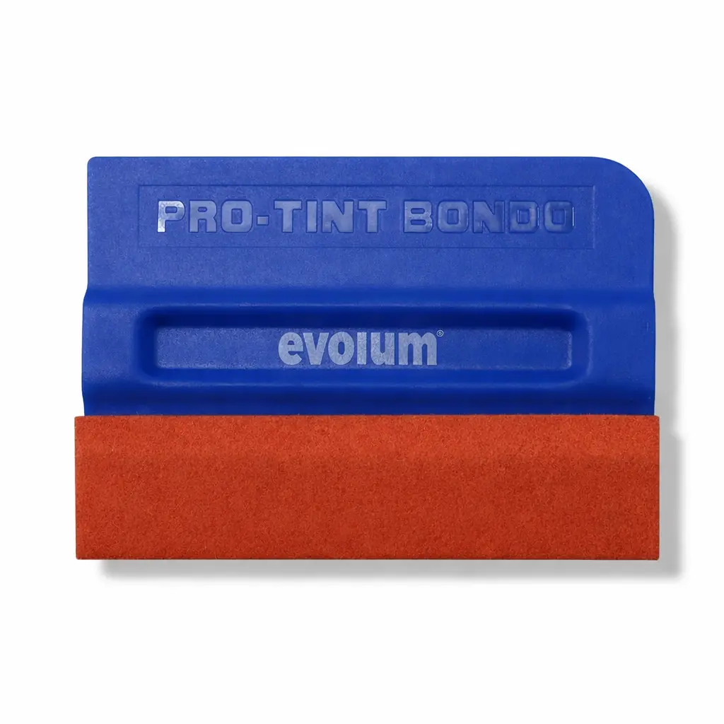 Espátula azul con anti rayaduras naranja 