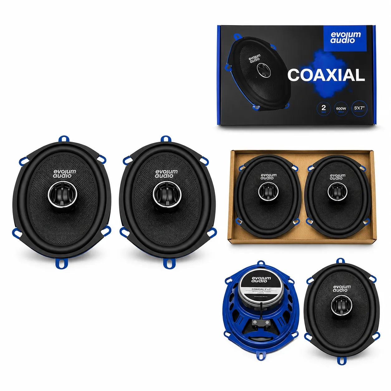 Bocinas coaxial 5X7