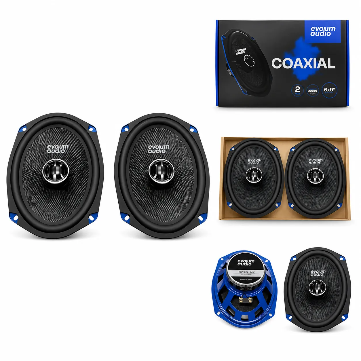 Bocinas coaxial 6X9"