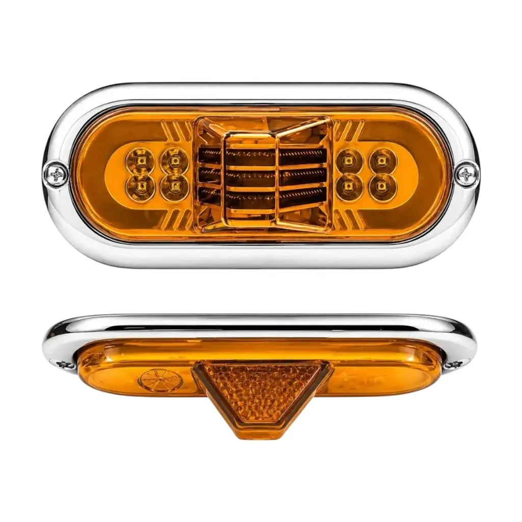 Plafón LED ámbar tipo marcador Lateral