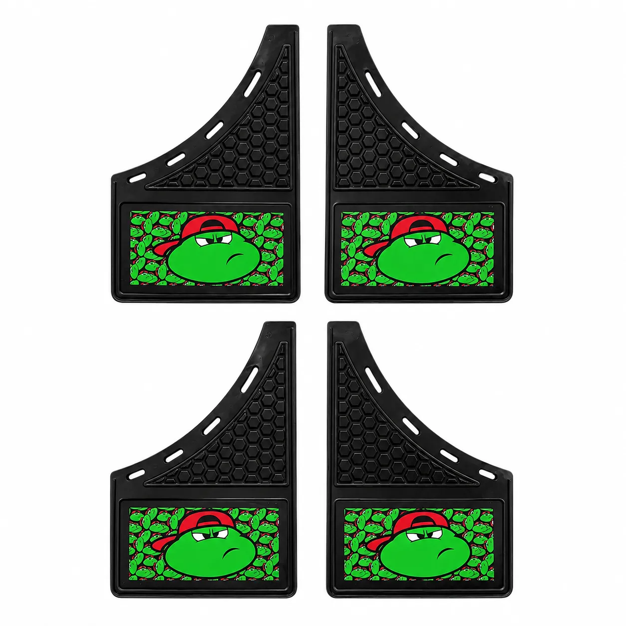 Lodera para auto "Frogs con gorra"