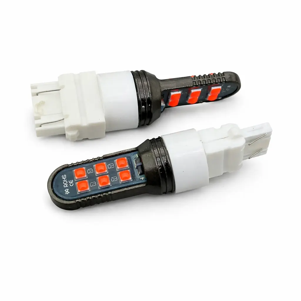 Foco 3157 con 12 LED rojo